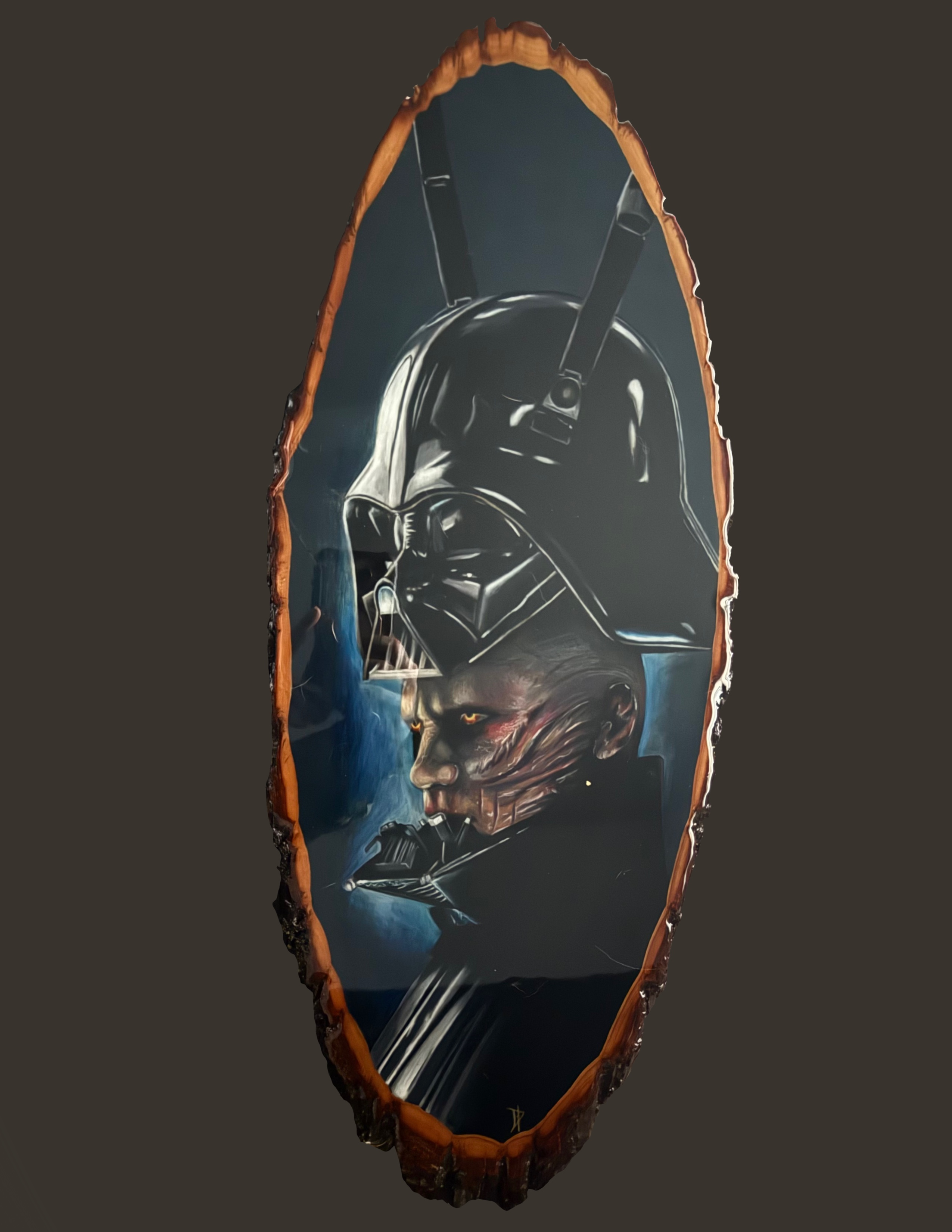 Where Is Padmé — Mixed Media on Wood