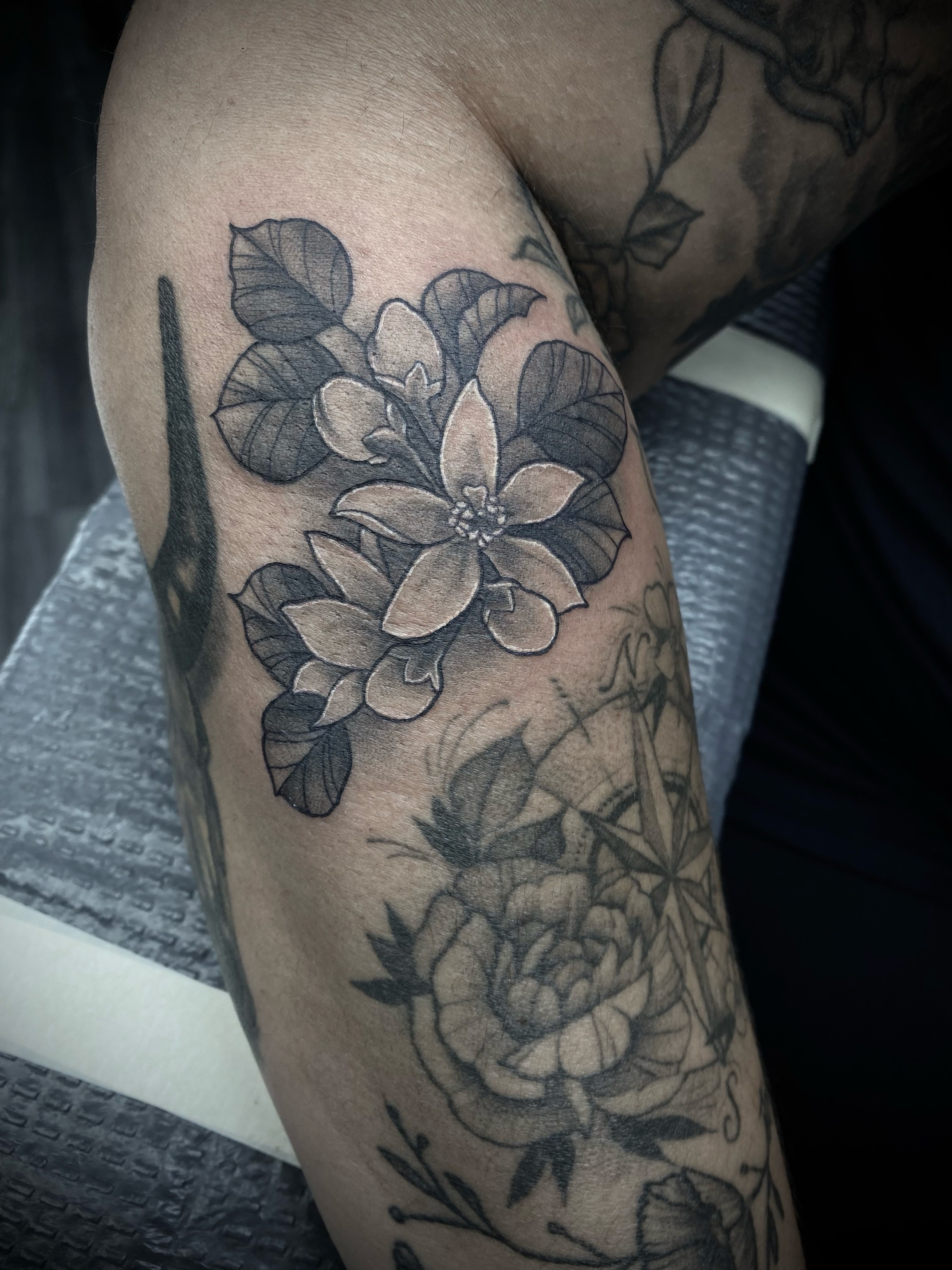 Quiet Bloom — tattoo