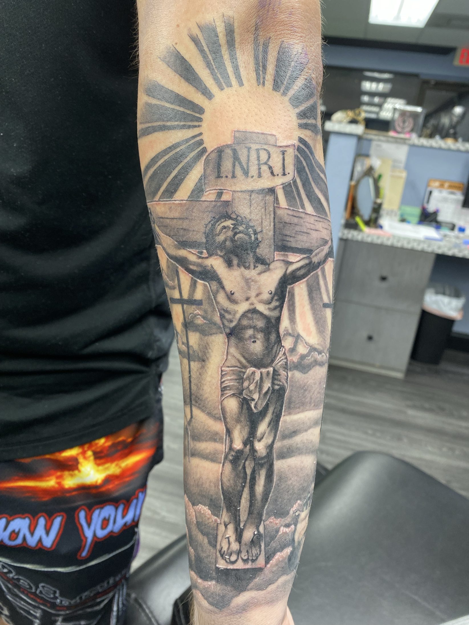 I.N.R.I. — tattoo