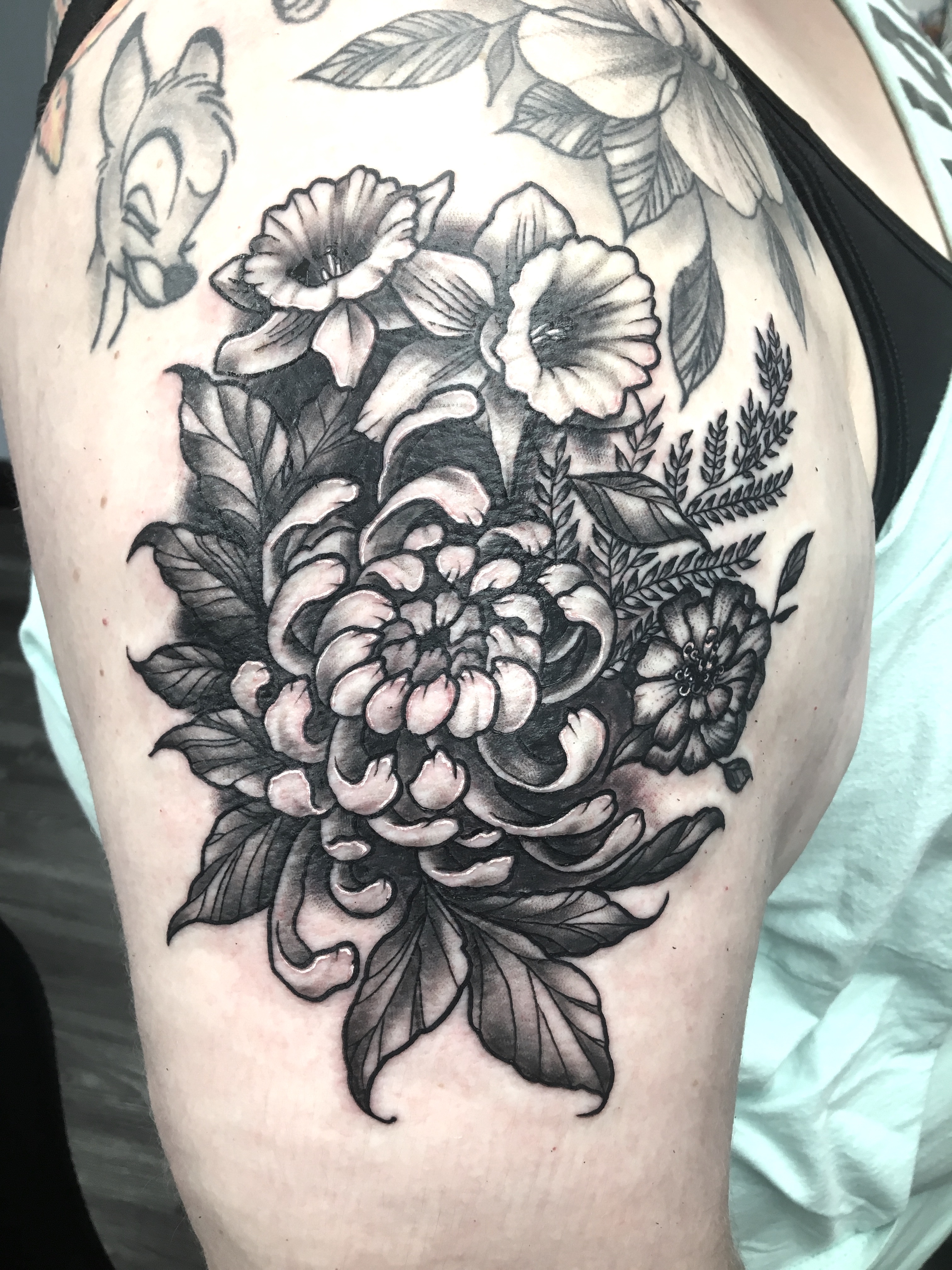 Mourning Bloom — tattoo