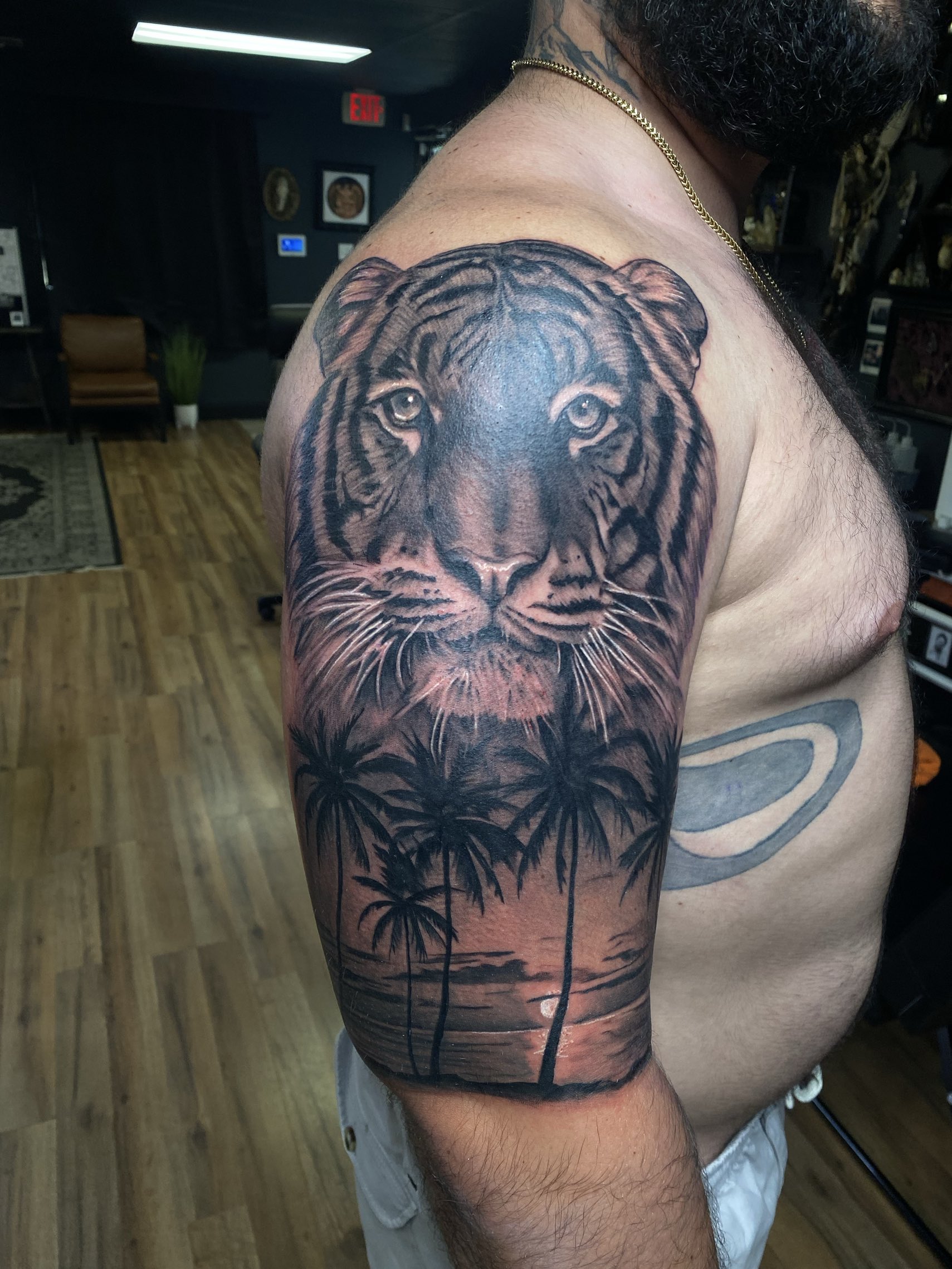 Paradise Tiger — tattoo